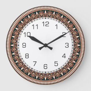 Reloj Redondo Grande Art Deco