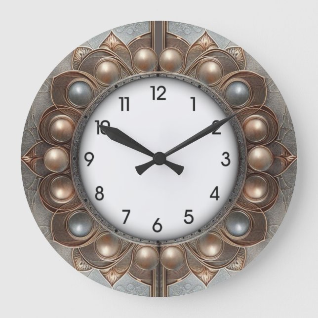 Reloj Redondo Grande Art Deco (Anverso)