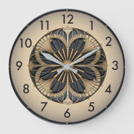 Reloj Redondo Grande Art Deco