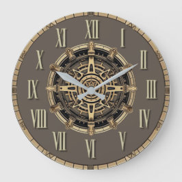 Reloj Redondo Grande Art Deco