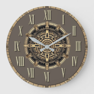 Reloj Redondo Grande Art Deco