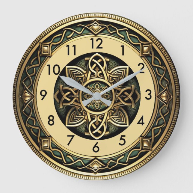 Reloj Redondo Grande Art Deco (Anverso)