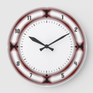 Reloj Redondo Grande Art Deco