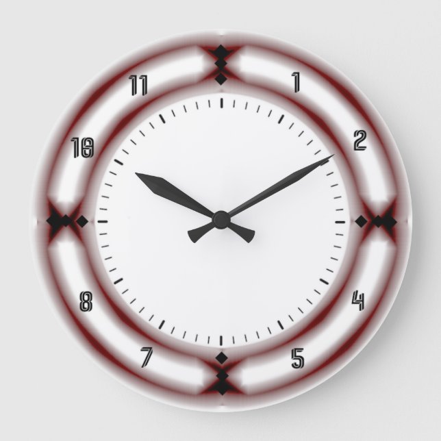 Reloj Redondo Grande Art Deco (Anverso)