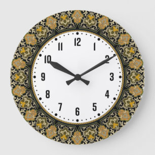 Reloj Redondo Grande Art Deco