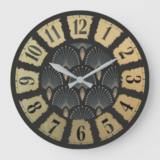 Reloj Redondo Grande Art Deco