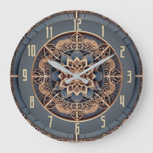 Reloj Redondo Grande Art Deco