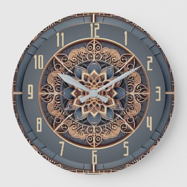 Reloj Redondo Grande Art Deco (Anverso)