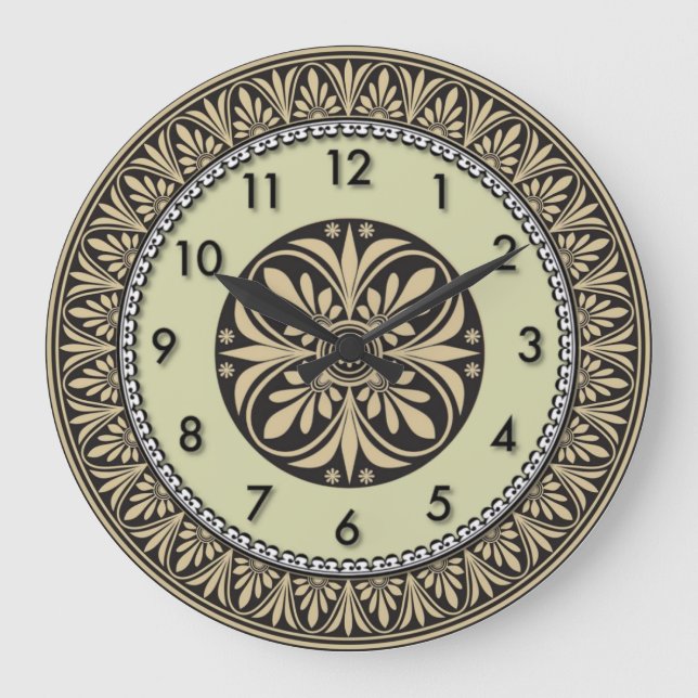 Reloj Redondo Grande Art Deco (Anverso)