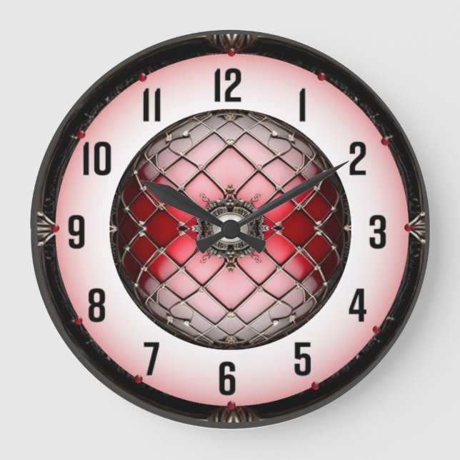 Reloj Redondo Grande Art Deco (Anverso)