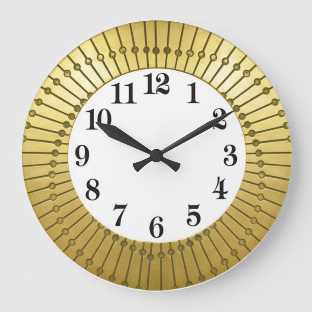 Reloj Redondo Grande Art deco (Anverso)