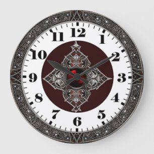 Reloj Redondo Grande Art Deco Celta