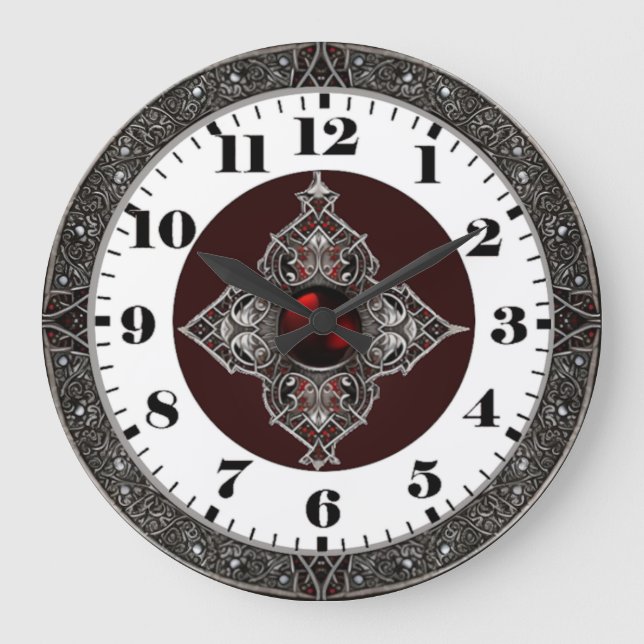 Reloj Redondo Grande Art Deco Celta  (Anverso)