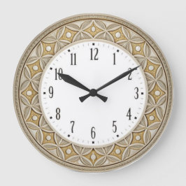 Reloj Redondo Grande Art Deco Elegante Redondo