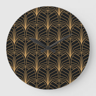 Reloj Redondo Grande Art Deco, vintage minimalista.