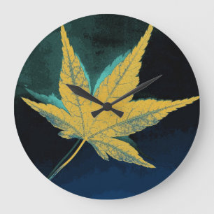 Reloj Redondo Grande Art leaf 16