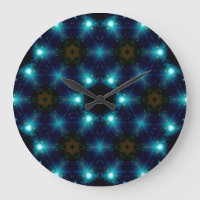 Arte abstracto de Sci-Fi Galaxy Blue Light