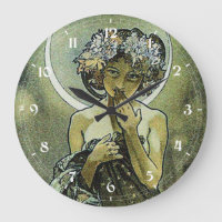 Arte Antiguo Modernista La Luna de Mucha