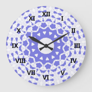 Reloj Redondo Grande Arte caleidoscopio del corazón