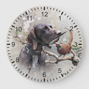 Reloj Redondo Grande Arte de caza GSP: precisión, pasión y faisán