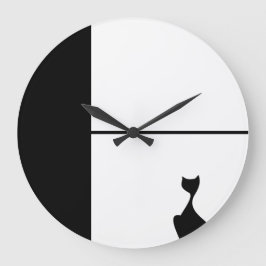 Reloj Redondo Grande Arte de gato