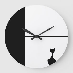 Reloj Redondo Grande Arte de gato