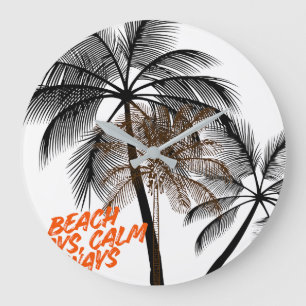 Reloj Redondo Grande Arte de Motivación de Palma – Totalmente Personali