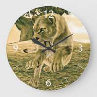 Arte dramático de safari de fauna con leona
