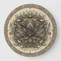 Arte Espiritual Vintage Mandala de Loto Sagrado