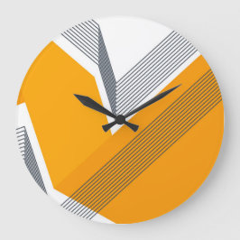 Reloj Redondo Grande Arte geométrico moderno, fresco, de moda, urbano,