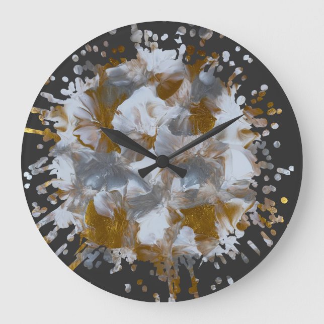 Reloj Redondo Grande arte hecho a mano (Anverso)