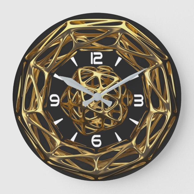 Reloj Redondo Grande Arte moderno (Anverso)
