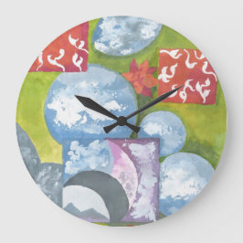 Reloj Redondo Grande Arte popular de observación de AnyaC