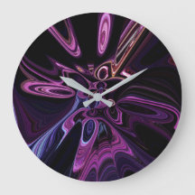 Arte Púrpura Tiempo Distorsionado