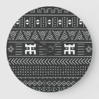 Arte tribal africano: blanco y negro geométrico