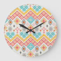 Arte tribal: huella geométrica boho.