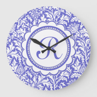 Reloj Redondo Grande Artes moradas y artesanías William Morris Floral