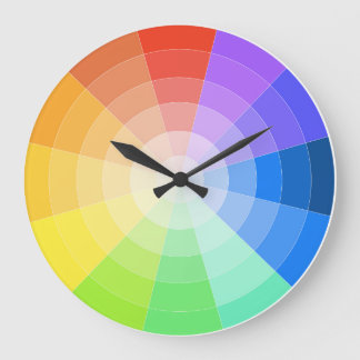 Reloj Redondo Grande Artistas rueda de colores