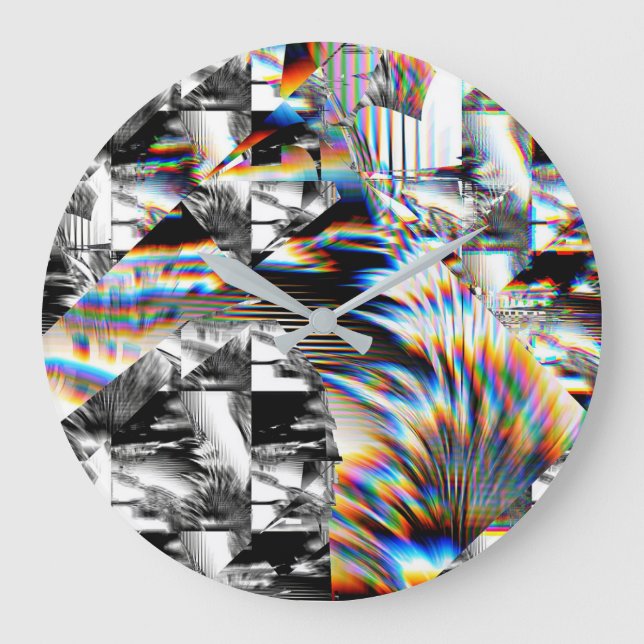 Reloj Redondo Grande Asalto al arco iris  (Anverso)