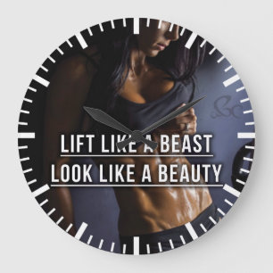 Reloj Redondo Grande Ascensor Como Una Bestia, Parece Una Belleza - Ent