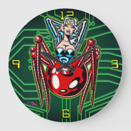 Reloj Redondo Grande Astro Creeps™: Madam Mechanism™