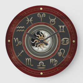 Reloj Redondo Grande Astrología
