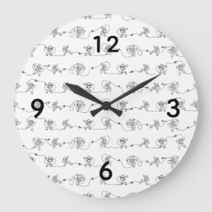 Reloj Redondo Grande Astronaut Large Clock