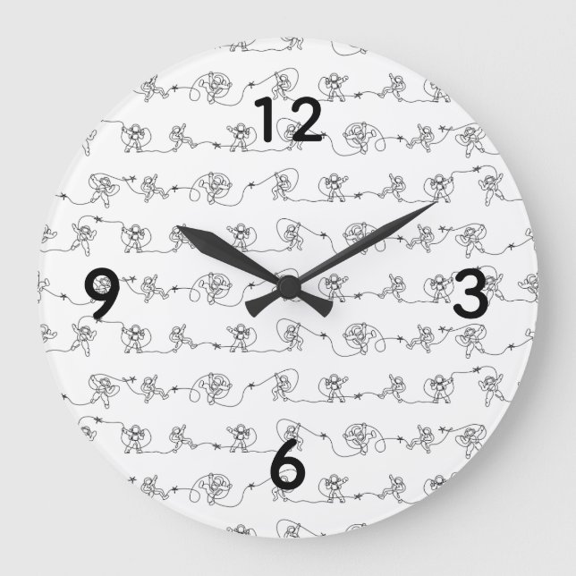 Reloj Redondo Grande Astronaut Large Clock (Anverso)