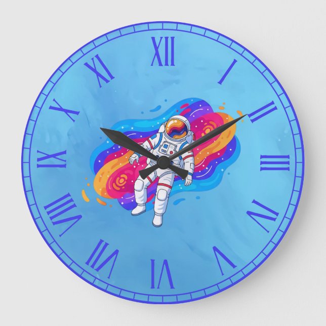 Reloj Redondo Grande Astronauta (Anverso)