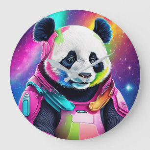 Reloj Redondo Grande Astronauta Panda