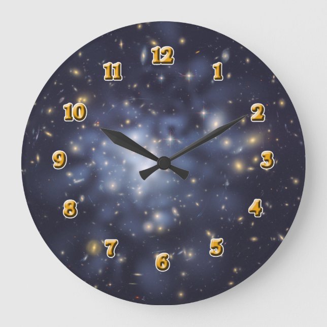 Reloj Redondo Grande Astronomía (Anverso)
