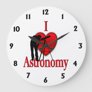 Reloj Redondo Grande Astronomía del corazón