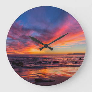 Reloj Redondo Grande Atardecer al Pacífico desde Coronado 2