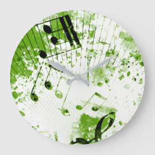 Reloj Redondo Grande Atmósfera Musical 7